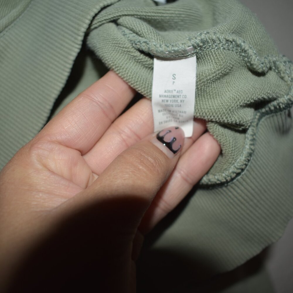 Aerie Luxe inside out Hoodie size SMALL - Picture 3 of 4